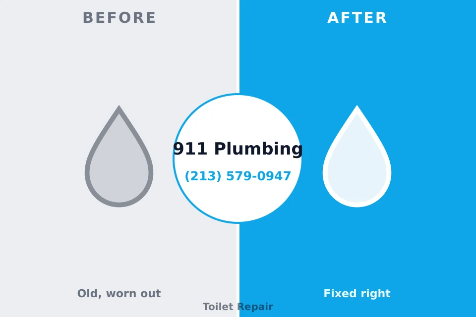 Before and after: plumbing company Pitcairn, PA